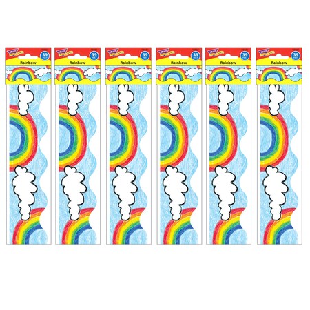 Trend Enterprises Rainbow Terrific Trimmers, 39 Feet/Pack, PK6 T9882